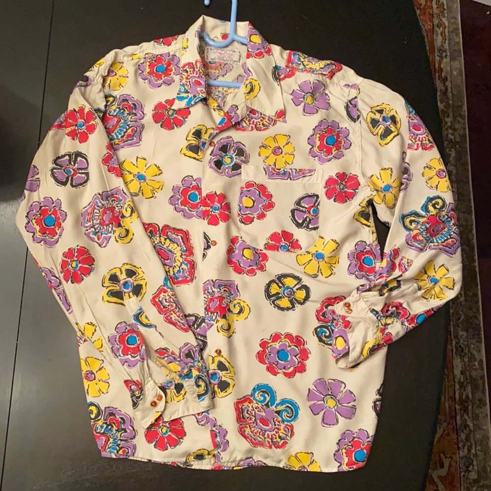 Hippie Flower Shirt -Men’s L